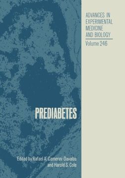 portada Prediabetes (Advances in Experimental Medicine and Biology)