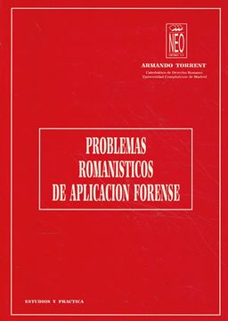 portada Problemas Romanísticos de Aplicación Forense