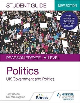 portada Pearson Edexcel A-Level Politics Student Guide 1: Uk Government and Politics (New Edition) (en Inglés)