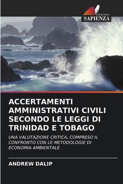 portada Accertamenti Amministrativi Civili Secondo Le Leggi Di Trinidad E Tobago (in Italian)
