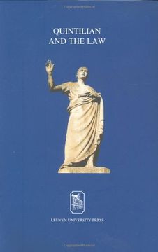 portada Quintilian and the Law: The art of Persuasion in law and Politics (Varia Letteren) (en Inglés)