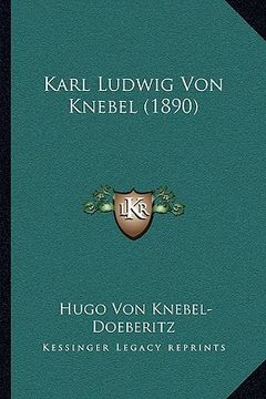 portada Karl Ludwig Von Knebel (1890)