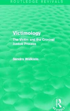 portada victimology (routledge revivals): the victim and the criminal justice process (en Inglés)