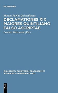 portada Declamationes xix Maiores Quintiliano Falso Ascriptae (en Inglés)