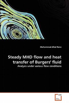 portada steady mhd flow and heat transfer of burgers' fluid (en Inglés)