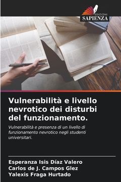 portada Vulnerabilità e livello nevrotico dei disturbi del funzionamento. (en Italiano)
