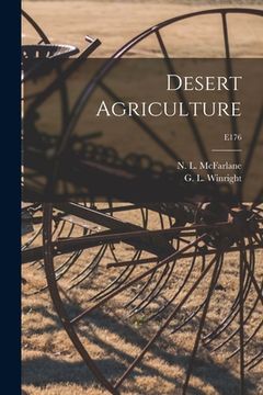 portada Desert Agriculture; E176