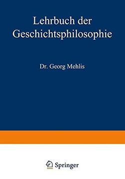 portada Lehrbuch Der Geschichtsphilosophie