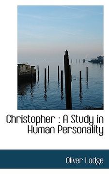 portada christopher: a study in human personality