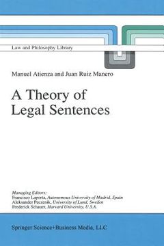 portada A Theory of Legal Sentences (en Inglés)