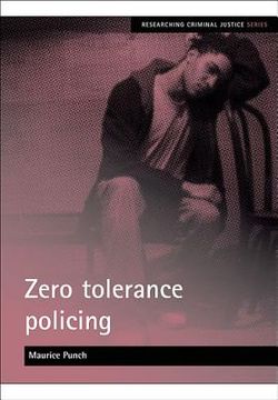 portada zero tolerance policing (en Inglés)