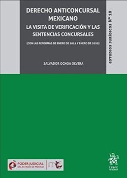 portada Estudios Jurídicos 10. Derecho Anticoncursal Mexicano. La Visita de Verificación y las Sentencias Concursales (Estudios Jurídicos -México-) (in Spanish)