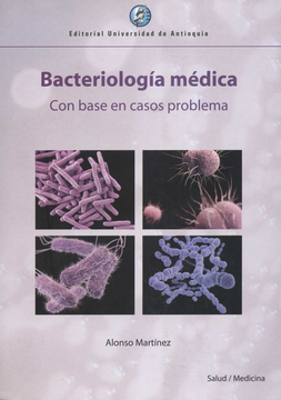 portada Bacteriología Médica. Con Base en Casos Problema - Alonso Martínez - Libro Físico (in Spanish)