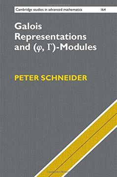 portada Galois Representations and (Phi, Gamma)-Modules (Cambridge Studies in Advanced Mathematics)
