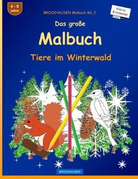 portada BROCKHAUSEN Malbuch Bd. 2 - Das große  Malbuch: Tiere im Winterwald: Volume 2