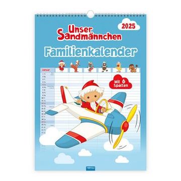 portada Trötsch Unser Sandmännchen Xl-Familienplaner Familienkalender Unser Sandmännchen 2025: Wandkalender