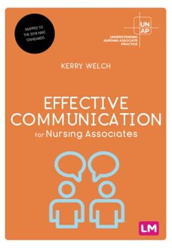portada Effective Communication for Nursing Associates (Understanding Nursing Associate Practice) 