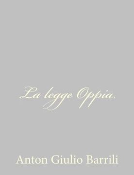 portada La legge Oppia (in Italian)