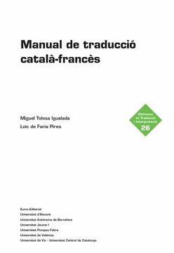 portada Manual de Traduccio Catala-Frances