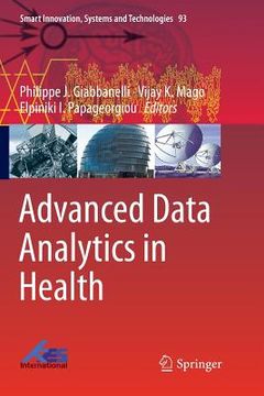 portada Advanced Data Analytics in Health (en Inglés)