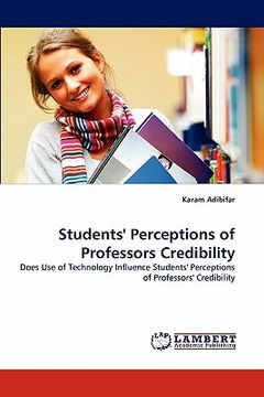 portada students' perceptions of professors credibility (en Inglés)