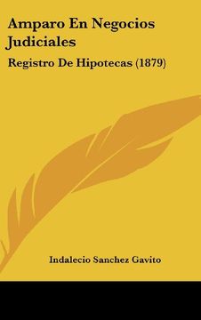 portada Amparo en Negocios Judiciales: Registro de Hipotecas (1879)
