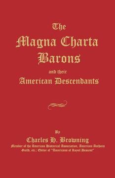 portada The Magna Charta Barons and Their American Descendants (en Inglés)