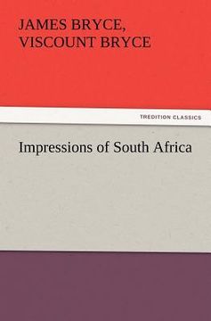 portada impressions of south africa (en Inglés)