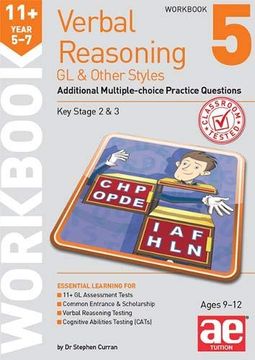 portada 11+ Verbal Reasoning Year 5-7 gl & Other Styles Workbook 5: Additional Multiple-Choice Practice Questions (en Inglés)