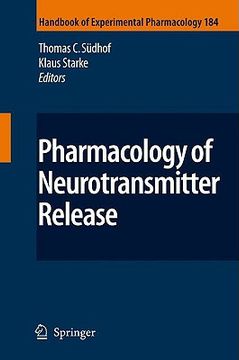 portada pharmacology of neurotransmitter release (in English)