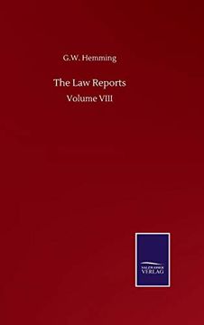 portada The law Reports: Volume Viii (en Inglés)
