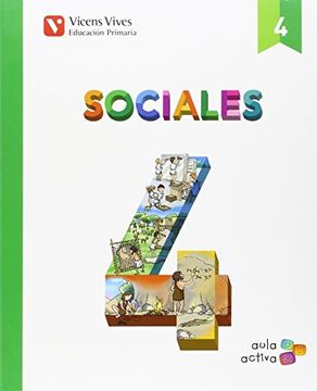 portada SOCIALES 4+ MURCIA SEPARATA (AULA ACTIVA): Sociales 4. L. Alumno Y Separata Región De Murcia. Aula Activa: 000002