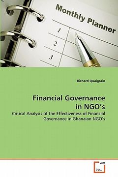 portada financial governance in ngo's