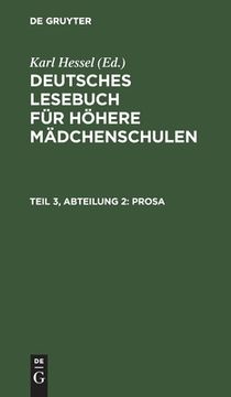 portada Prosa (German Edition) [Hardcover ] (en Alemán)