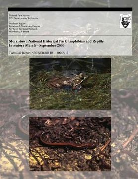 portada Morristown National Historical Park Amphibian and Reptile Inventory March-Sept 2000 (en Inglés)