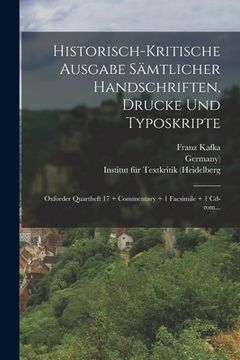 portada Historisch-kritische Ausgabe Sämtlicher Handschriften, Drucke Und Typoskripte: Oxforder Quartheft 17 + Commentary + 1 Facsimile + 1 Cd-rom... (in German)