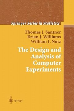portada the design and analysis of computer experiments (en Inglés)