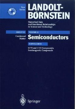 portada ii-vi and i-vii compounds; semimagnetic compounds: supplement to vols. iii/17b, 22a (print version) revised and updated edition of vols. iii/17b, 22a (in English)