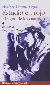 portada Estudio en Rojo-El Signo de los Cuatro (Biblioteca Edaf Juvenil) (in Spanish)