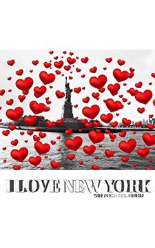 portada I Love new York Statue of Liberty Valentine's Edition red Hearts Creative Blank Journal 