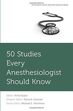 portada 50 Studies Every Anesthesiologist Should Know (Fifty Studies Every Doctor Should Know) (in English)