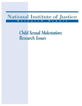 portada Child Sexual Molestation - Research Issues (en Inglés)
