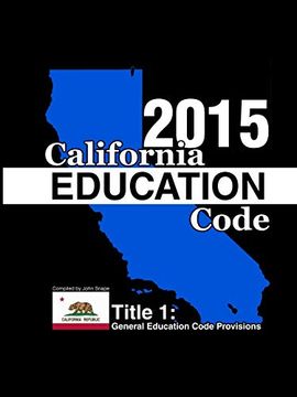 portada California Education Code 2015 Book 1 of 3
