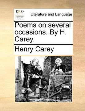 portada poems on several occasions. by h. carey.