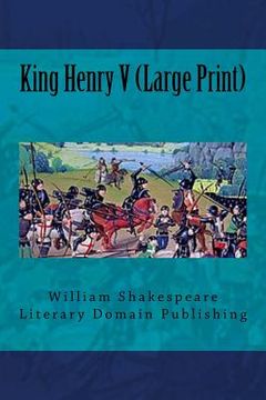 portada King Henry V (Large Print) (en Inglés)