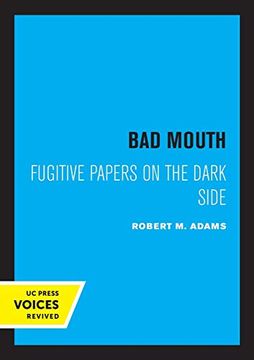 portada Bad Mouth: Fugitive Papers on the Dark Side (Quantum Books) (en Inglés)