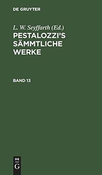 portada Pestalozzi's sã Â¤Mmtliche Werke (German Edition) [Hardcover ] (in German)