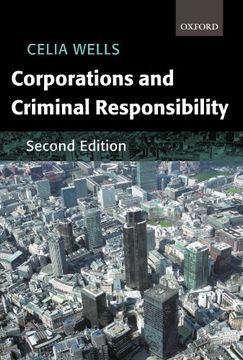portada Corporations and Criminal Responsibility (Oxford Monographs on Criminal law and Justice) (en Inglés)
