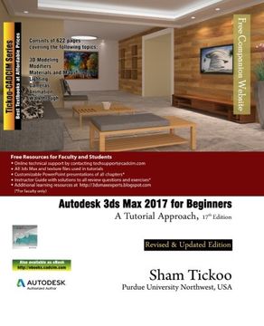 portada Autodesk 3ds Max 2017 for Beginners: A Tutorial Approach