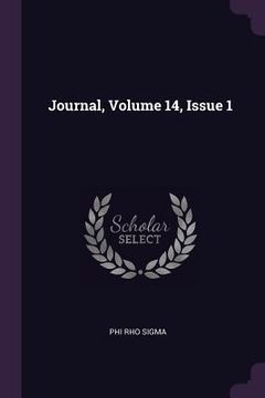 portada Journal, Volume 14, Issue 1 (en Inglés)